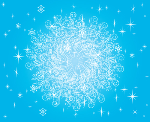 free vector Bright stars background 02 vector